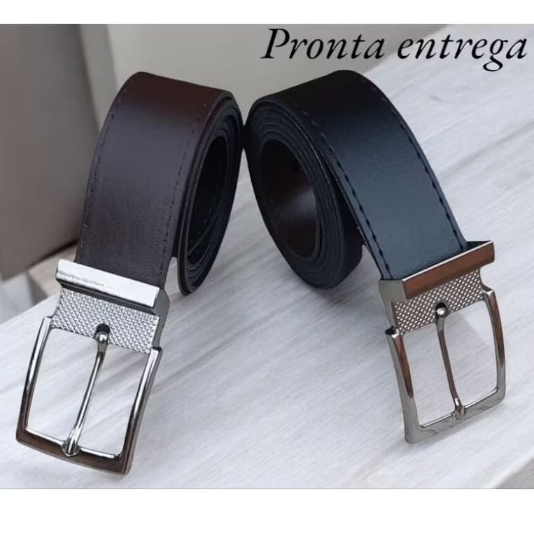2 cinto masculino social dupla face ótimo preço