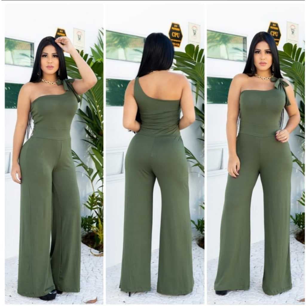 Macacao Viscolycra Mula Manca Com Bojo/ Macacao Moda Feminina.