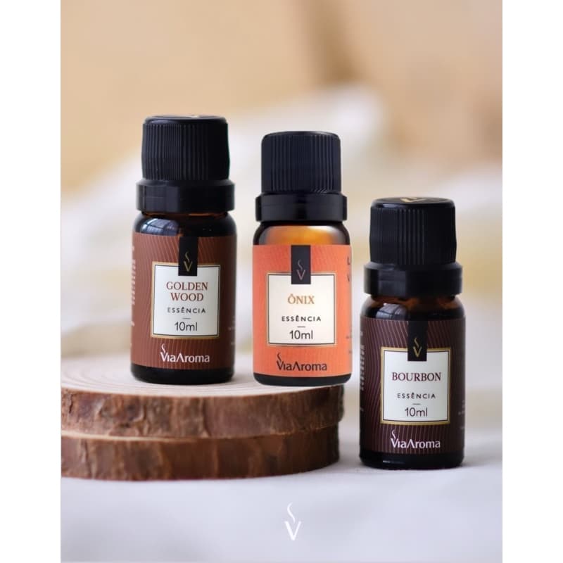Kit Essência  para Difusor Aromatizador umidificador elétrico Via Aroma - Escolha seu Kit
