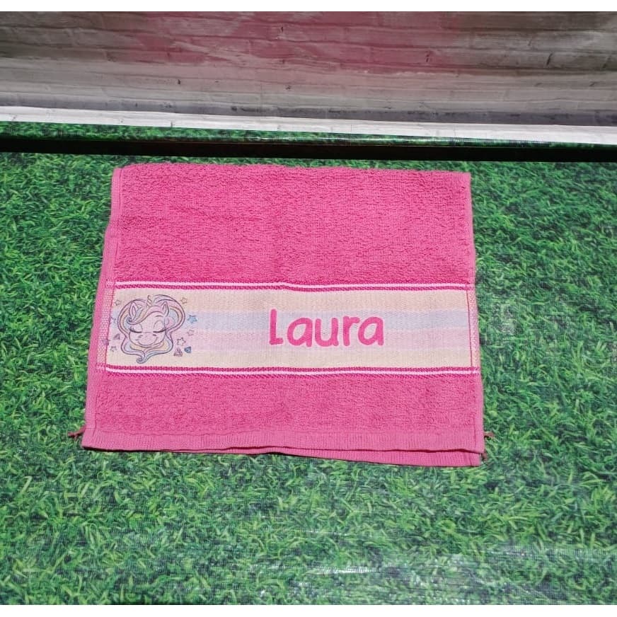 Kit 5 Toalhinha Lavabinho Infantil Personalizada com Nome e Tema