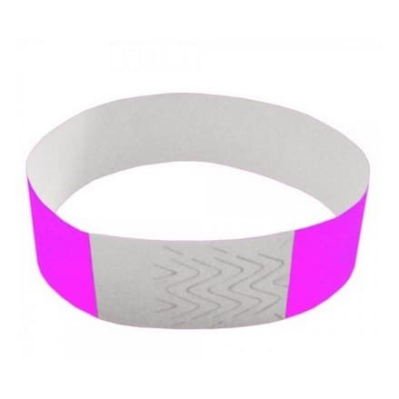 20 Pulseiras Lisas Identificação para Festas Eventos Baladas Niver Casamento sem Impressão