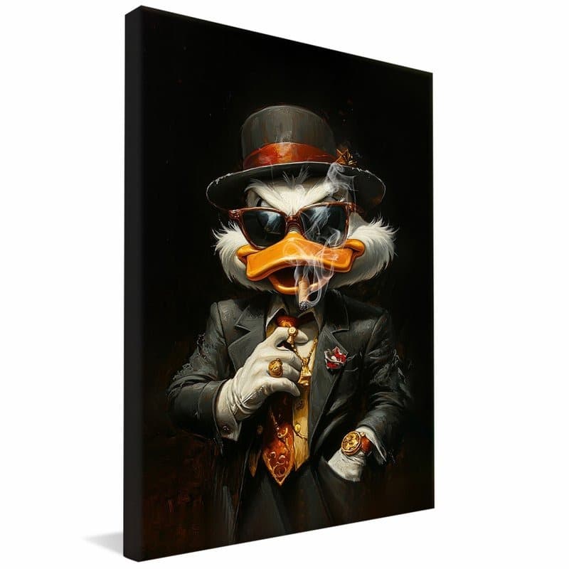 Quadro Decorativo Tio Patinha Máfia Boss