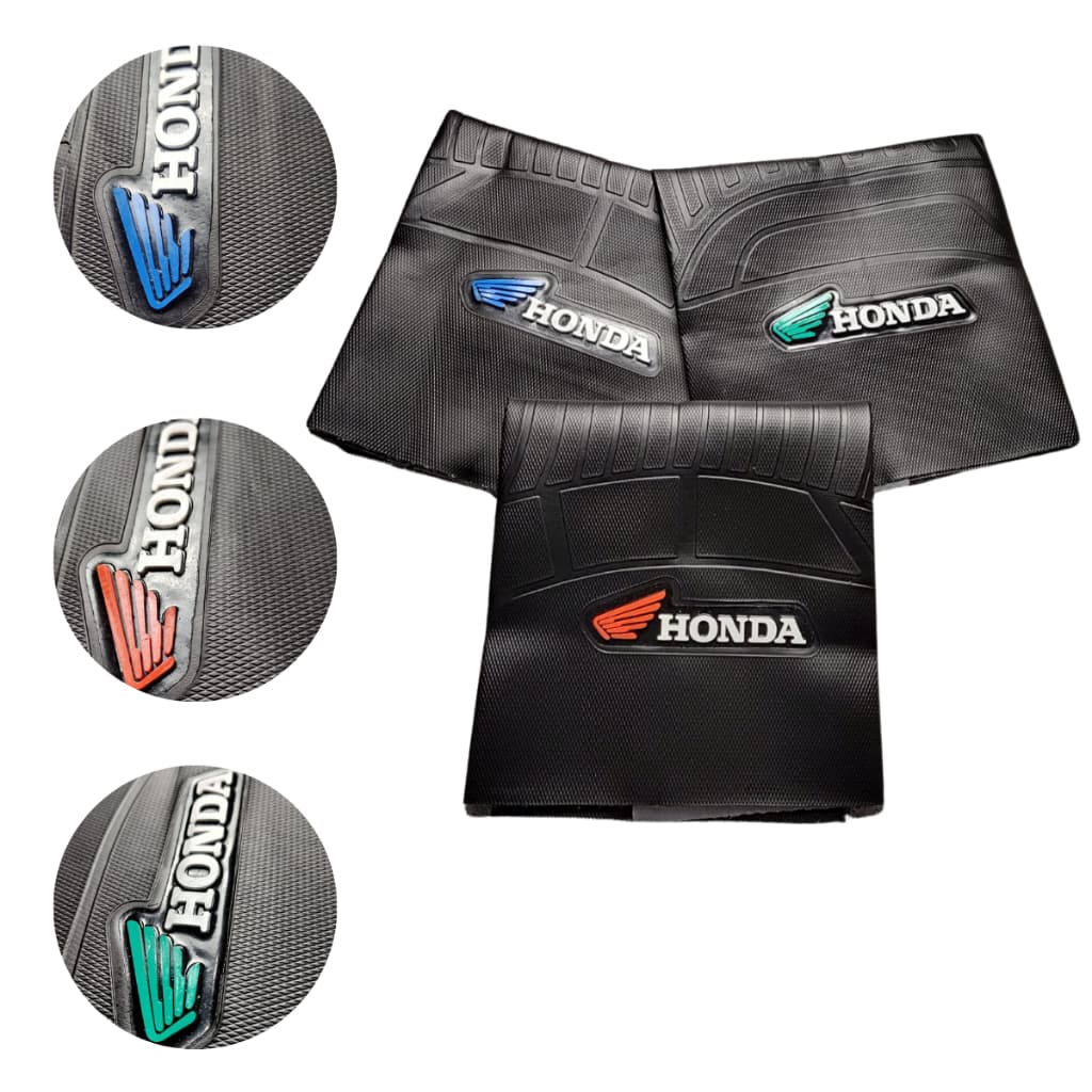 Capa Banco De Moto CG Titan Fan Bros Logo Honda Asa Cores Emborrachada