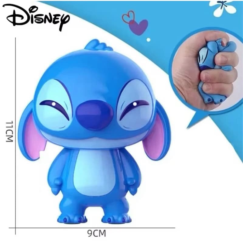 PRONTA ENTREGA Boneco Anti Stress Stitch 9cm - Squeeze Brinquedo Aliviar Estresse - Lilo e Stitch Disney Presente