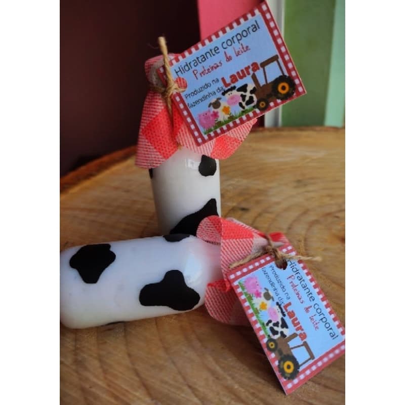 🐮 Lembrancinha Fazendinha | Kit com 50 Hidratantes Personalizados, Vaquinha -Aniversário, Chá de Bebê, Maternidade🚜