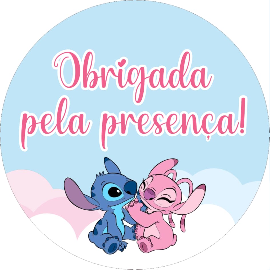Tag de agradecimento Qualquer tema + Corrente bolinha