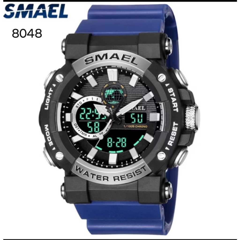 Relógio Smael estilo esportivo militar masculino,