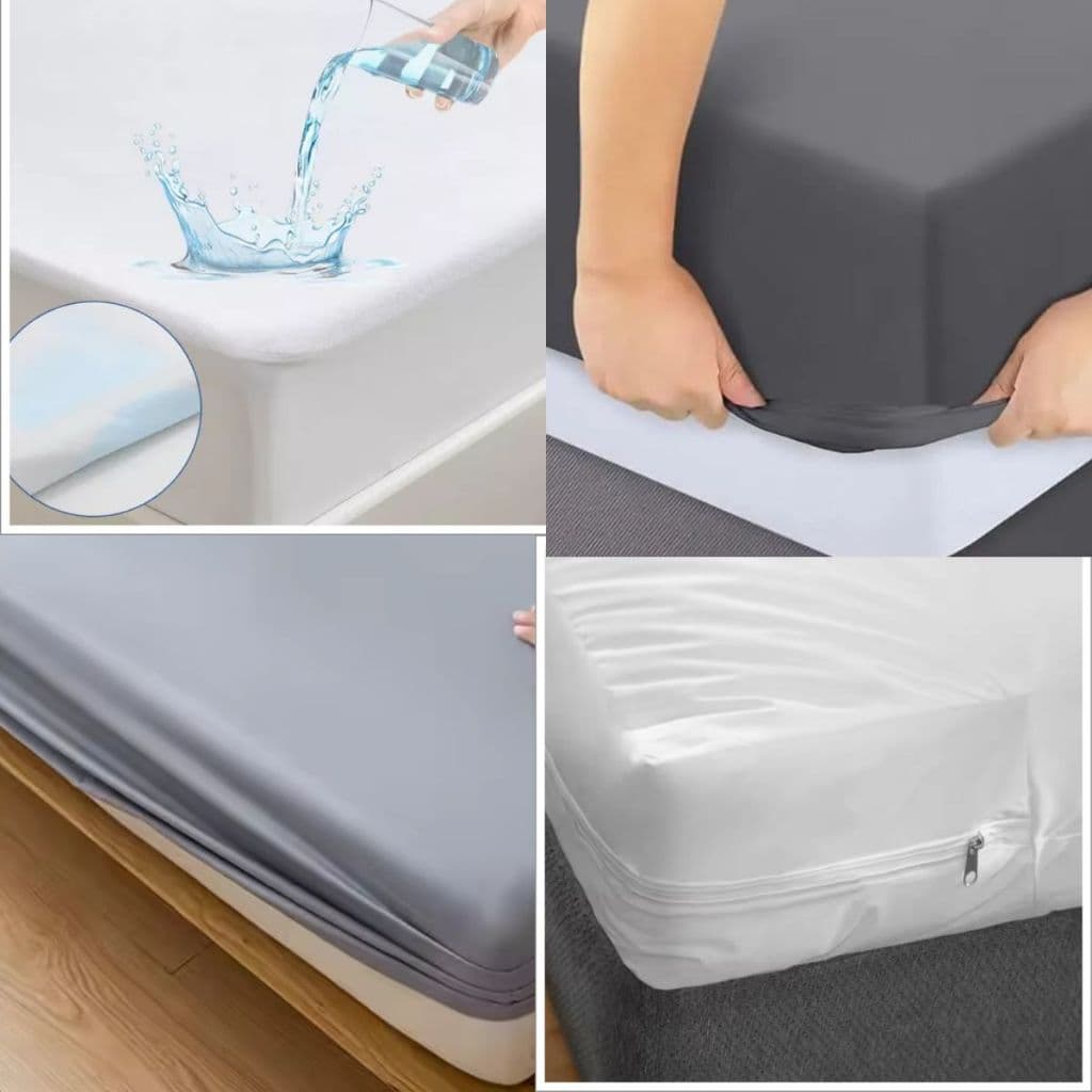 Kit Capas Protetoras De Colchão Solteiro Cores Sortidas