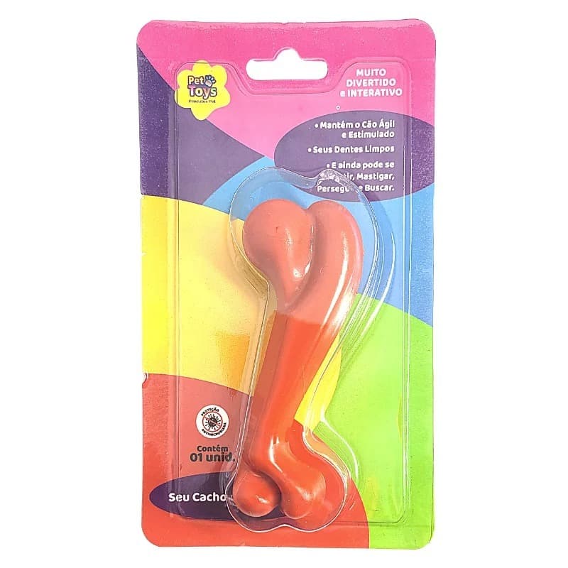 Osso P/Cães Ataque Pvc Pequena e Média