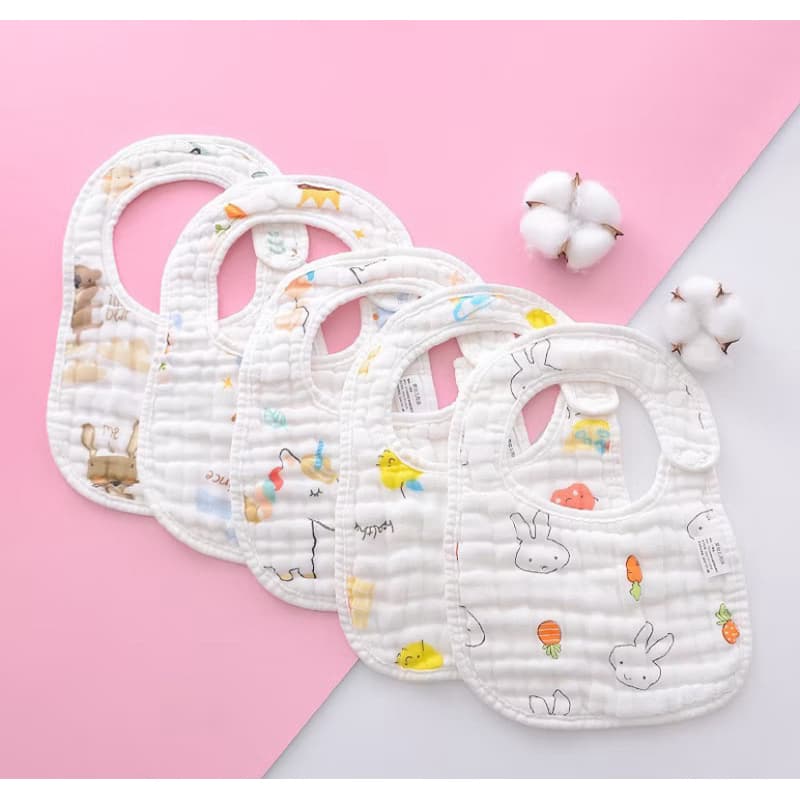 Babador de Oito Camadas de Saliva para Bebês Prático Envio Rápido XL4055