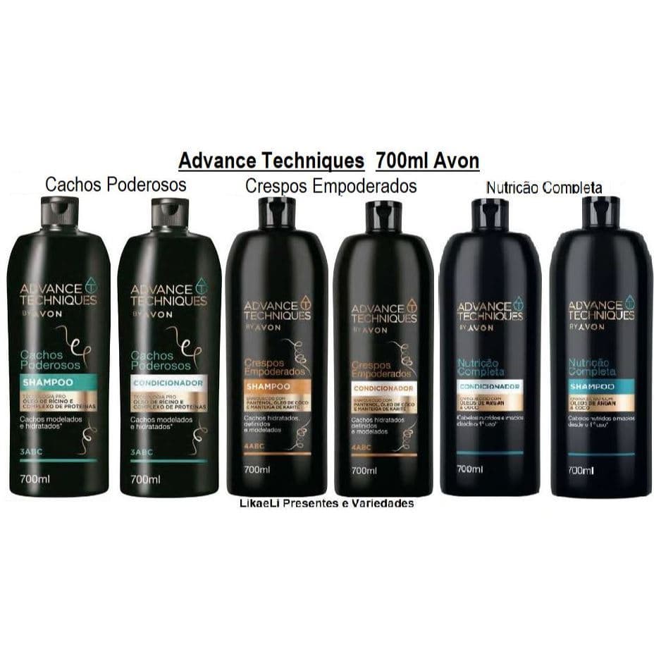 Advance Techniques Avon Shampoo ou Condicionador Cachos Fabulosos ou Nutrição Completa 700ml