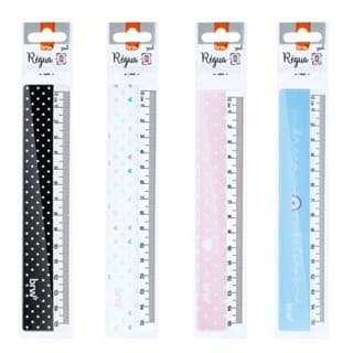 RÉGUA PLÁSTICA ESTAMPADA 15 cm - Soul BRW