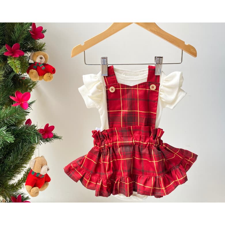 Conjunto De Bebê menina Natalino Para Ensaio Fotografico Promoção