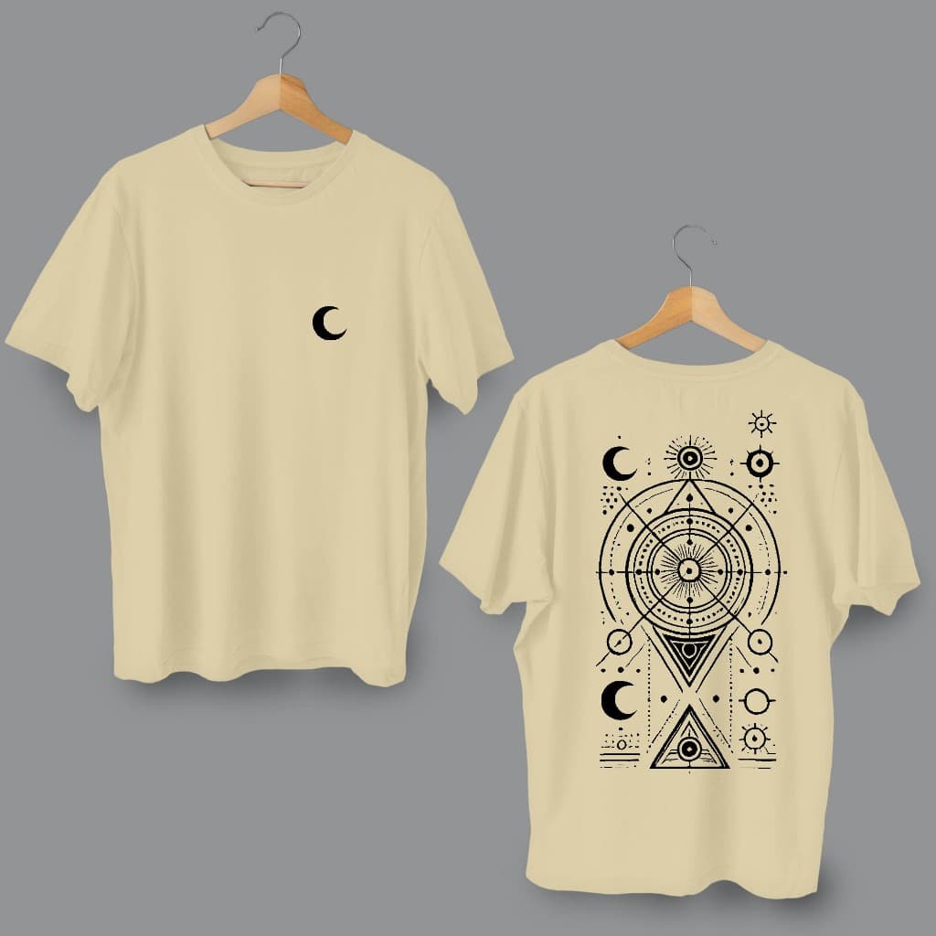 Camisa Celestial Code Streetwear Oversized T-shirt Básica Street Algodão Premium Preto Roxo Bege