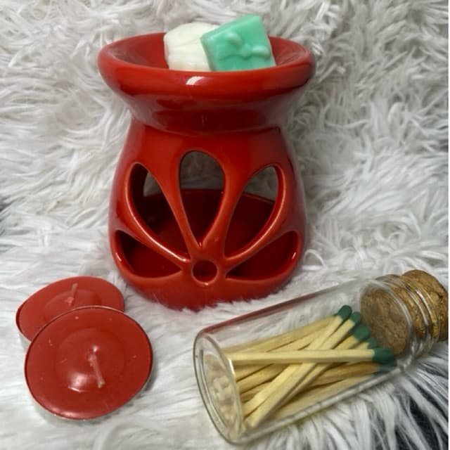 kit presente réchaud com Wax Melts natalinos!