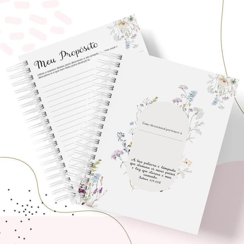 Refil / Miolo para Caderno Devocional Feminino - Modelo 2