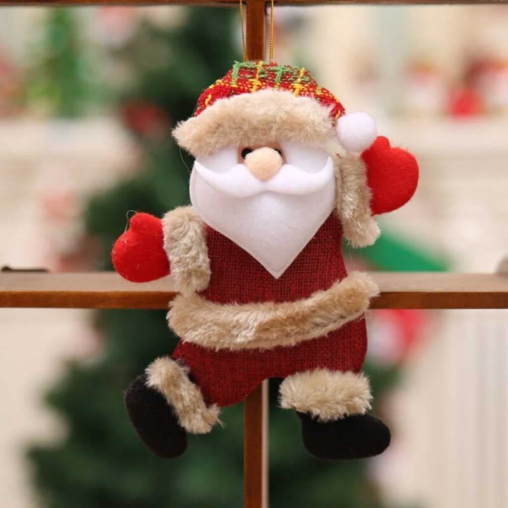 Pingente Papai Noel de Natal Decoração Festiva Elegantes