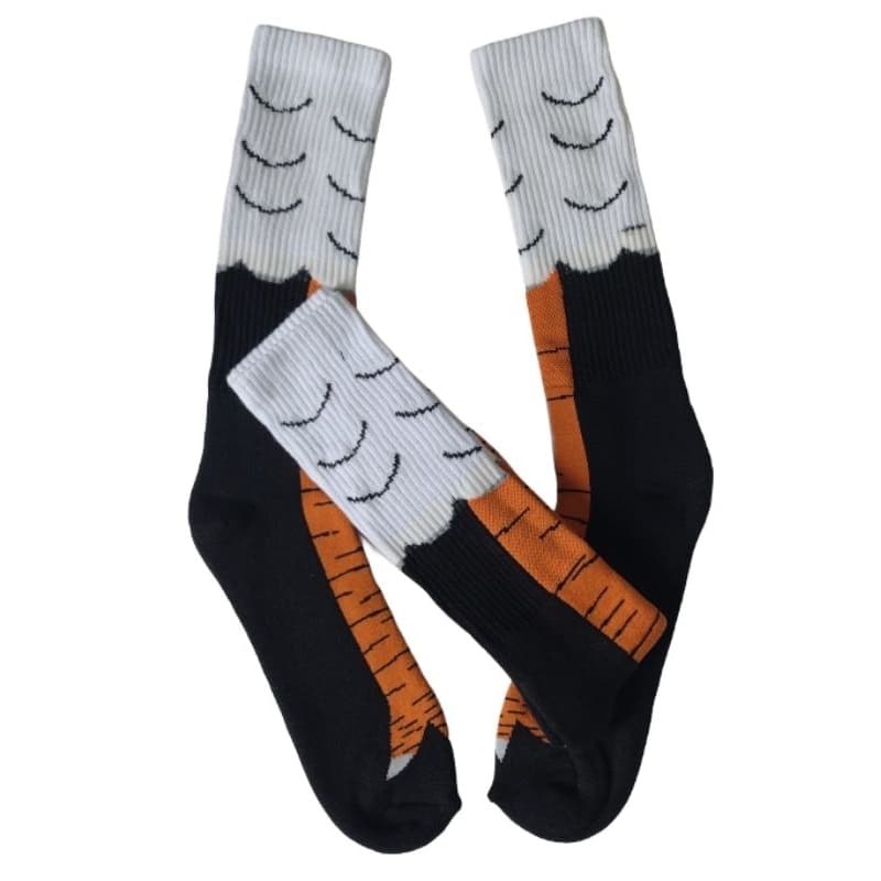 Meias Divertidas Hype Cano Alto dryfit/academia/ciclismo Pé de Galinha Cano Alto em Algodao pronta entrega