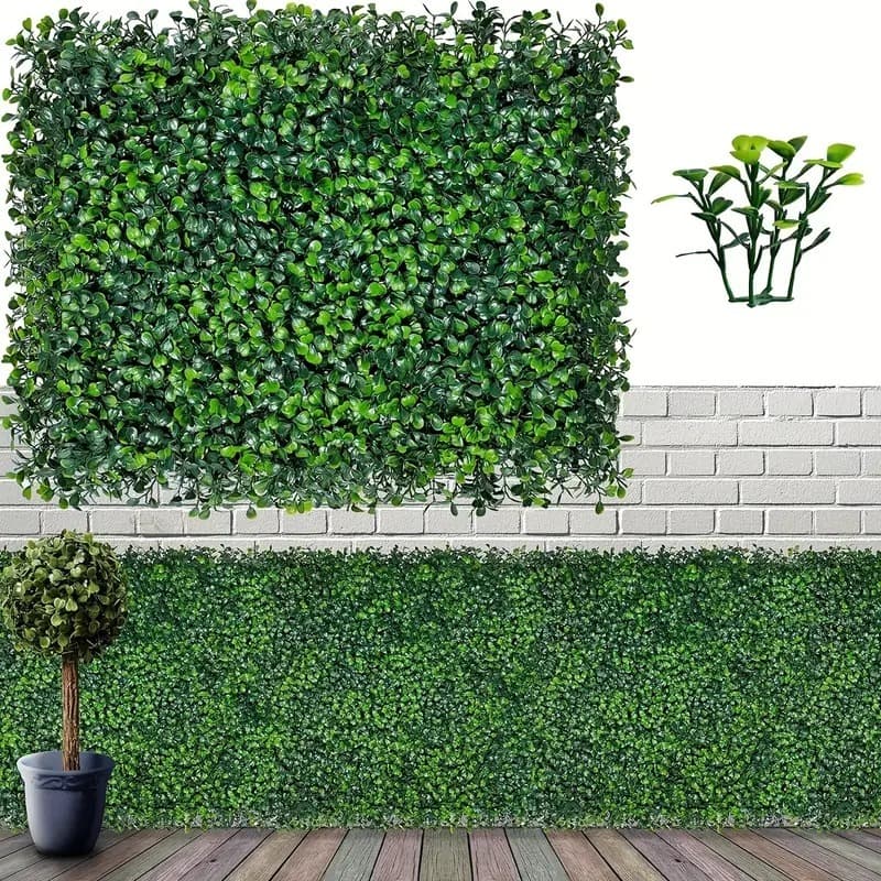 15 a 25 unidades Placas 40x60 Buchinho Jardim Vertical Grama Sintética Muro Inglês - B-21