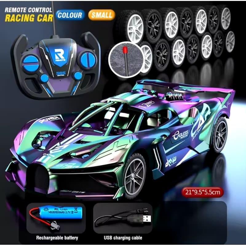 Carrinho de controle remoto a bateria para crianças, RC Drift Vehicle, carros esportivos, supercar