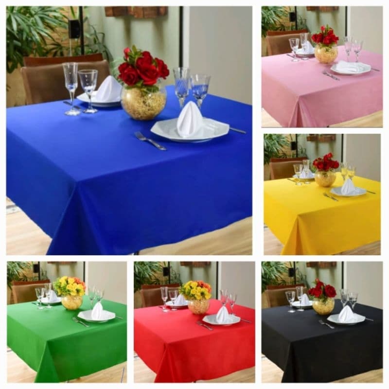 kit 10 toalha de mesa oxford 1,50 X 1,50