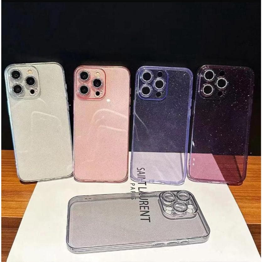 Capa de Celular Silicone/Glitter Iphone 7/7 PLUS/XR/11/12 Pro/12 Pro Max/13/13 Pro/13 Pro Max/14 Pro/14 Pro Max/15 pro