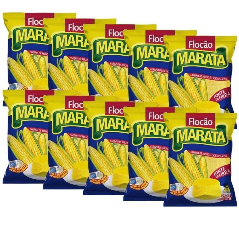 Flocão kit 10 uni Flocão Maratá 500g