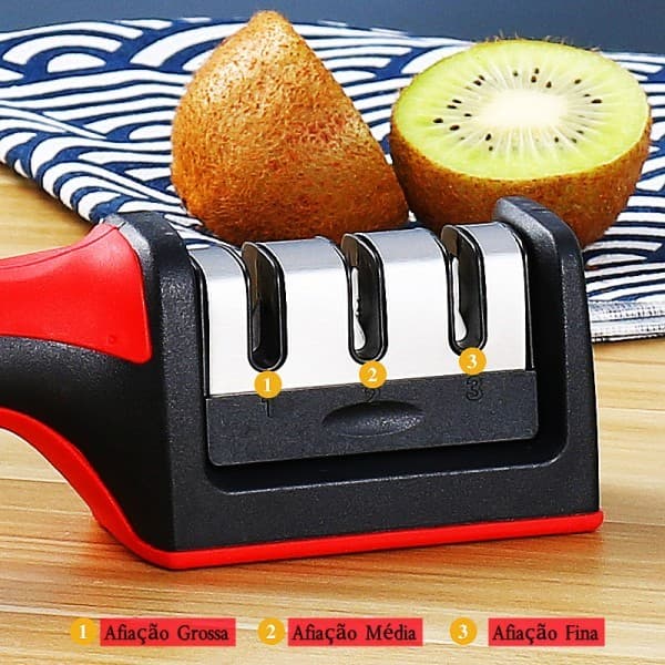 KIT 2 Amolador Afiador De Facas Em Aço Inoxidável Ferramentas De cozinha Profissional Promotion
