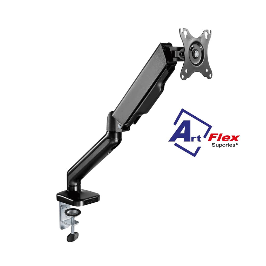 Suporte De Mesa Para Tv Monitor Articulado Ajuste 17 A 27pol