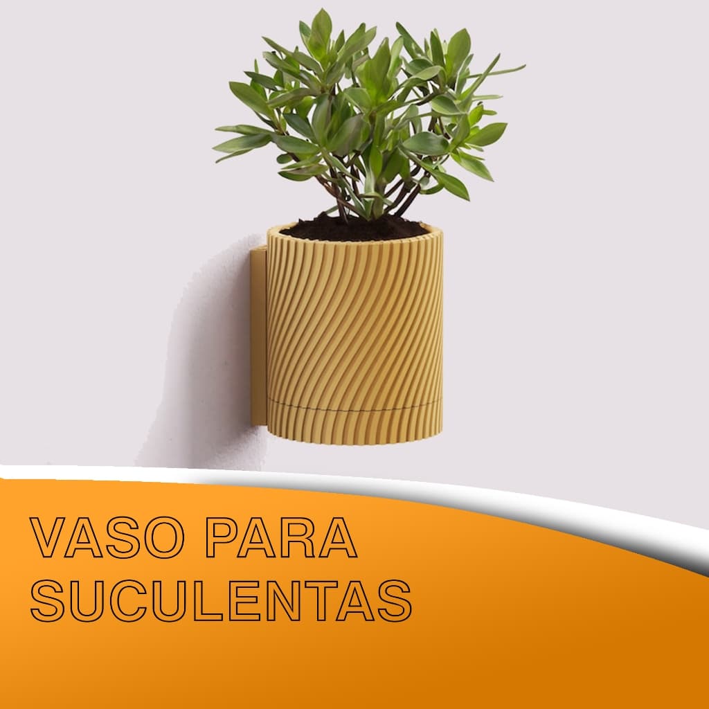 Vaso moderno para suculentas