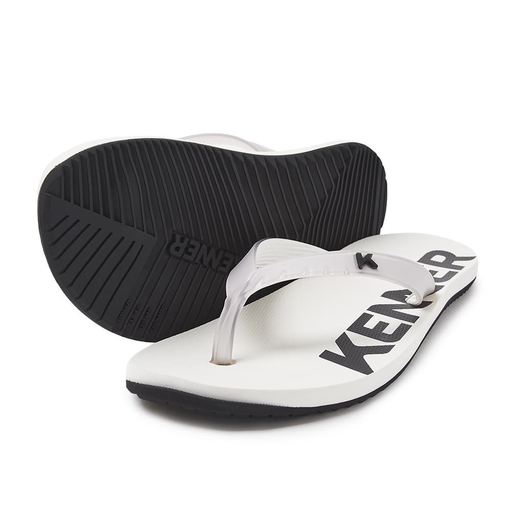 Sandália Chinelo Kenner Red Masculino Branco e Preto Original DNN19
