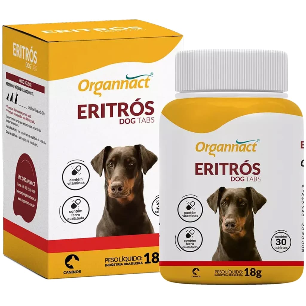Eritros Dog Tabs 18 G - 30 Tabletes