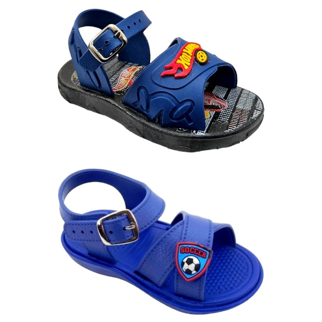 Kit 2 Pares Sandália BABY Masculino PERSONAGEM Promoção + Sandália BABY Menino FOOT