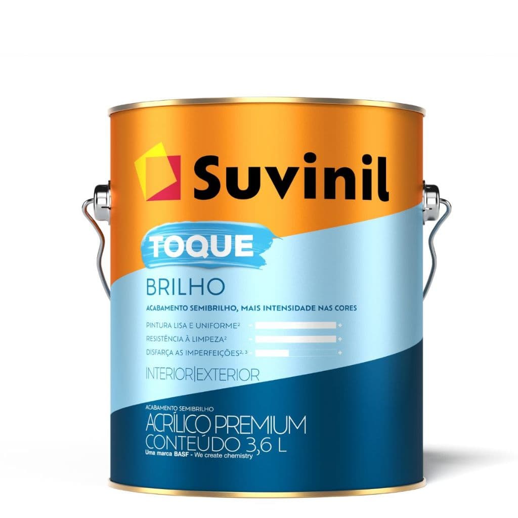 Suvinil Toque de Luz Branco Semi Brilho 3,6l Branco