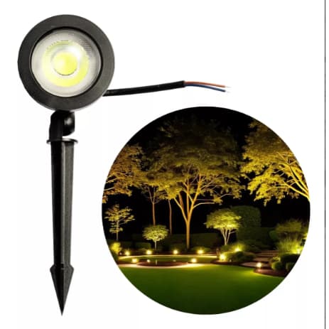 Luminária Espeto para Jardim LED 3W IP65 à Prova d’Água | Iluminação Externa Decorativa