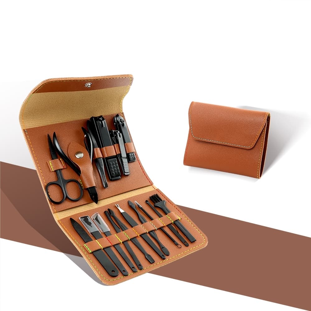 Kit Manicure Completo 16 Peças Cuidados Pessoais com Estilo e Praticidade