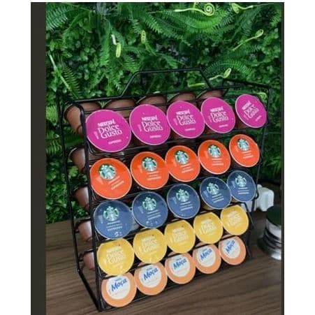 SUPORTE DE AÇO ARAMADO PARA CAFÉ DOLCE GUSTO