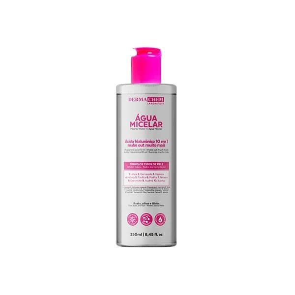 Água Micelar Dermachem Ácido Hialurônico 10 Em 1 Make Out 250ml