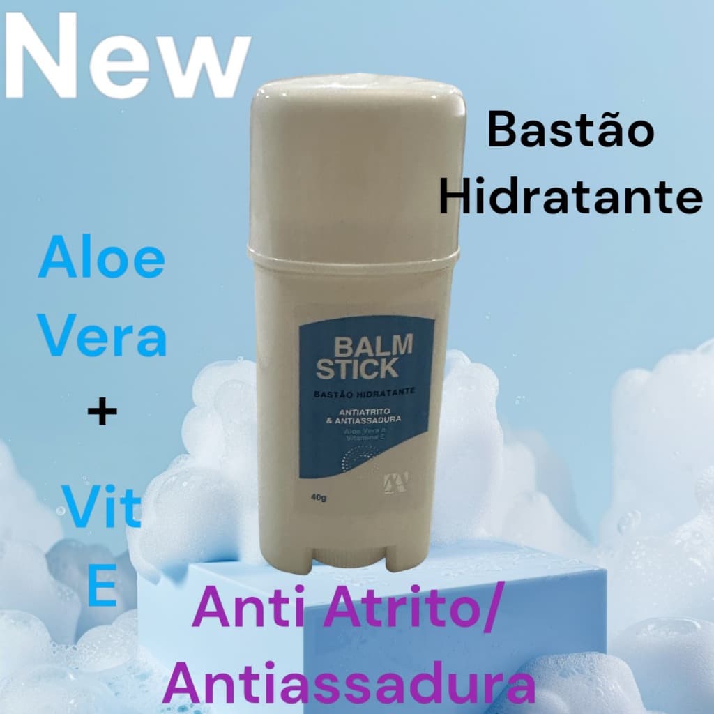 Balm Stick Bastão hidratante Anti -atrito e Antiassadura