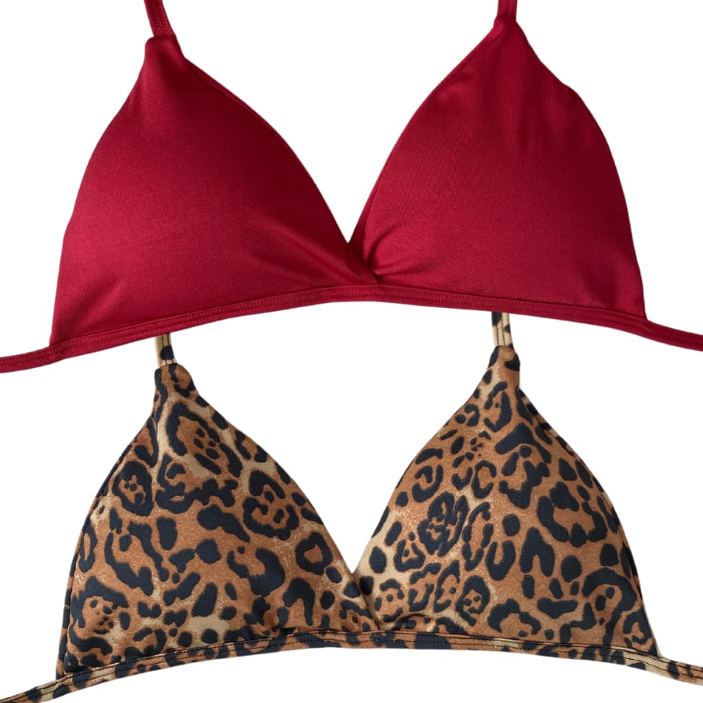 KIT 2 Top Biquini Feminino Sutiã Avulso Cortininha Com Bojo Moda Praia