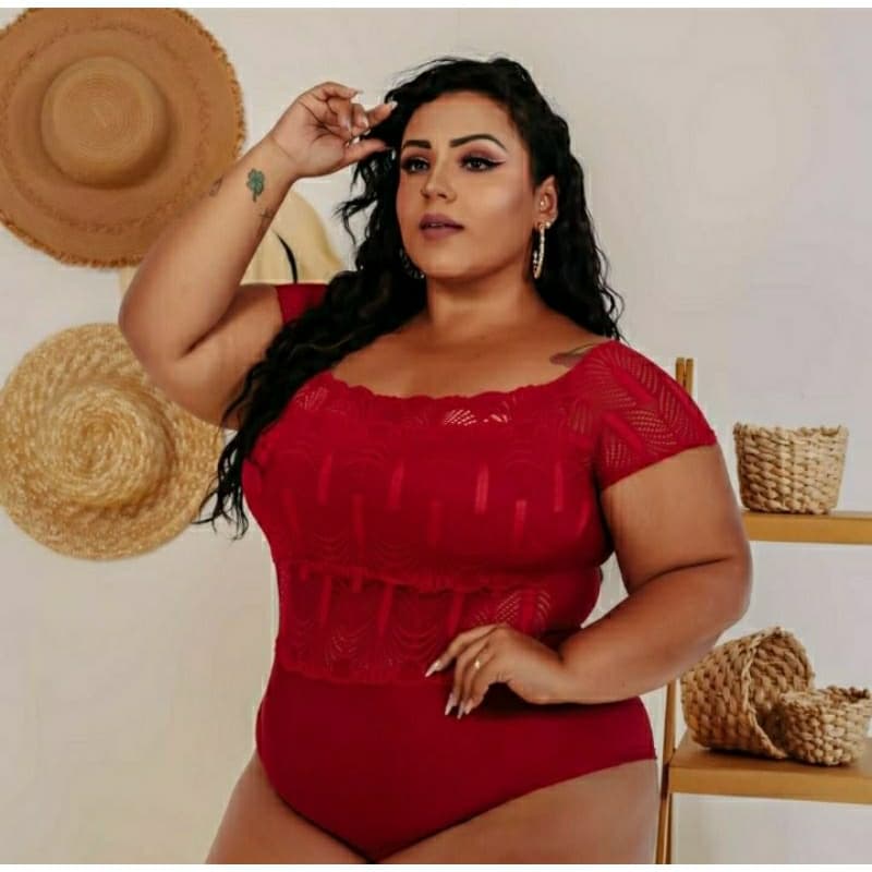 Boddy Feminino > Plus size > Ombro à Ombro.
