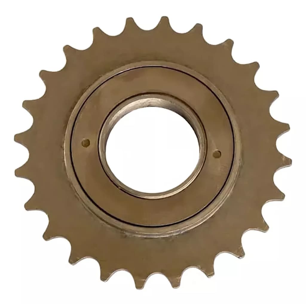 Roda Livre 20d Toda Esfera Dourada Para Corrente Grossa Cor Dourado 20 dentes
