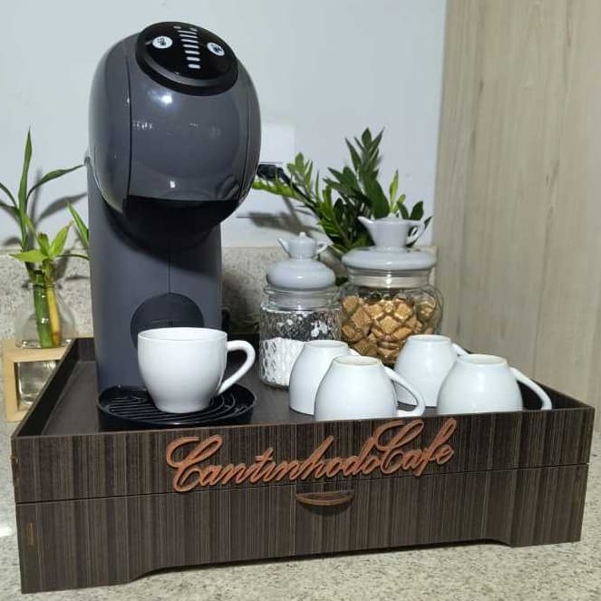 Bandeja Cantinho Do Café Gaveta Porta-cápsulas Dolce Gusto