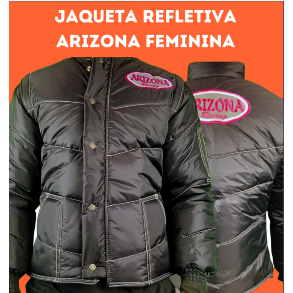 Jaqueta Feminina Arizona Refletiva Reforçada Motociclista
