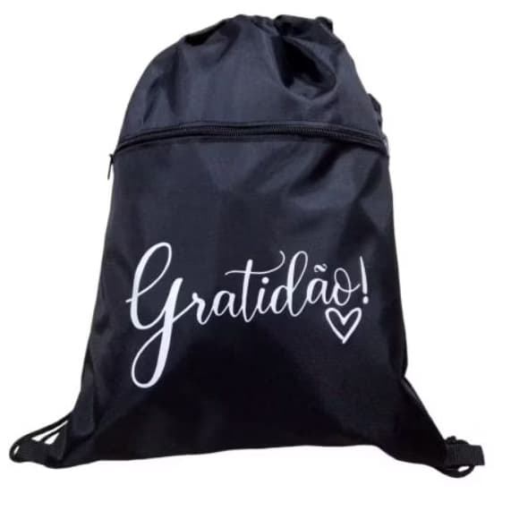 MOCHILA SACO SPORTIVA PORTA CHUTEIRAS GRATIDÃO -SACOTILA