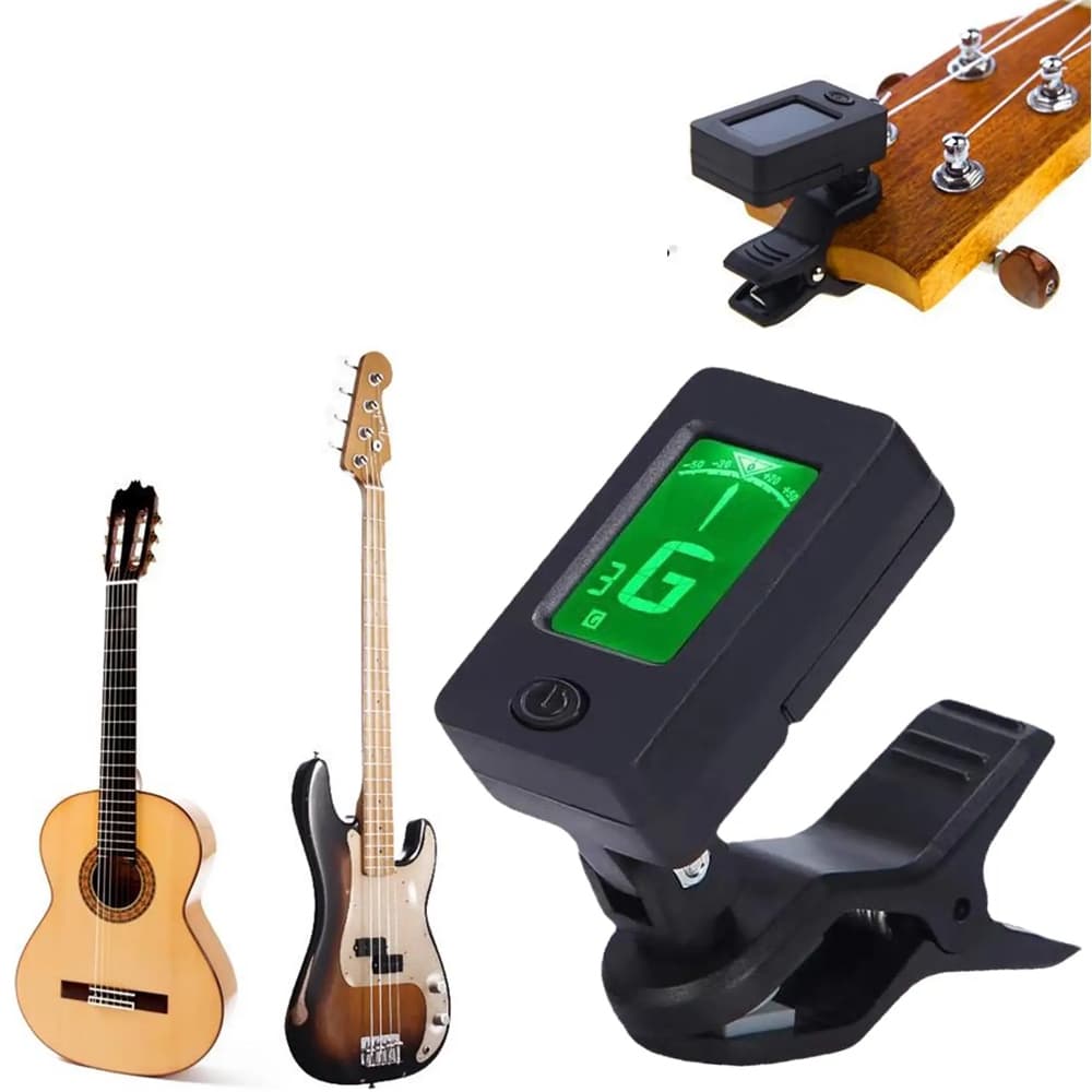 Afinador Digital Para Violão Violino Guitarra Baixo Ukulele