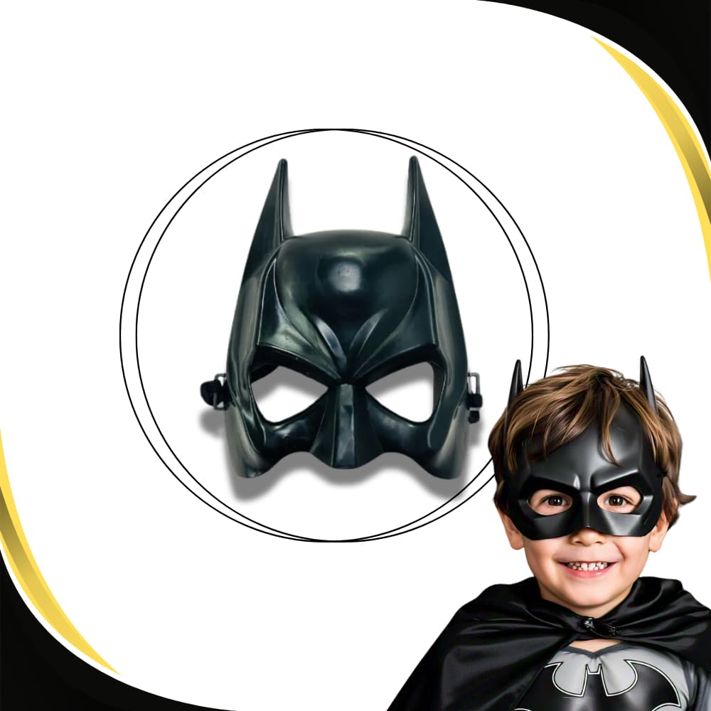 Máscara do Batman Infantil e Adulto Fantasia
