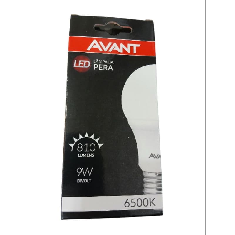Kit 10 Lâmpadas Led Avant 9w 6500k branca 810 econômica