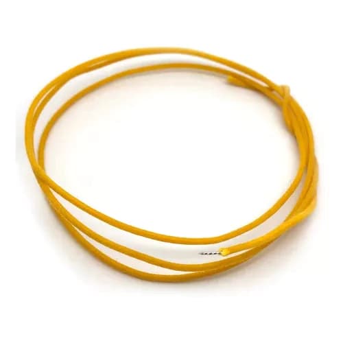 Fio de Pano para Elétrica Guitarra/Baixo Amarelo - 1 Metro