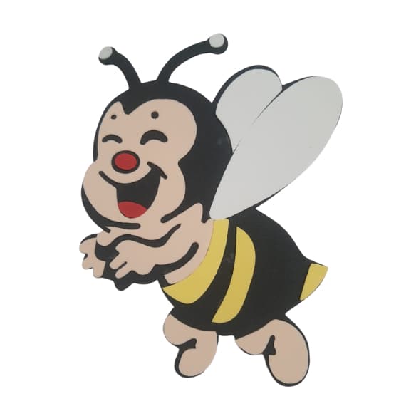 abelha de eva para decoração com 2 unidades